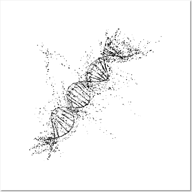 DNA molecule Wall Art by erzebeth